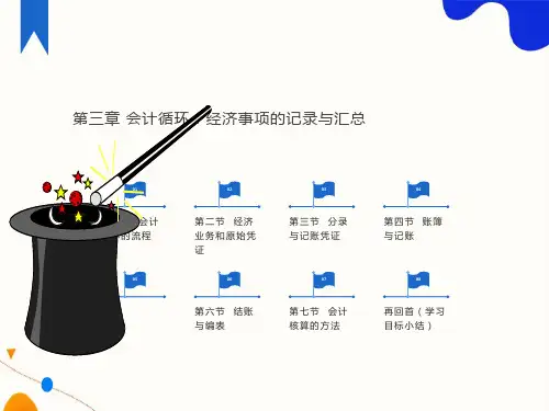 《财务会计》第3章会计循环：经济事项的记录与汇总