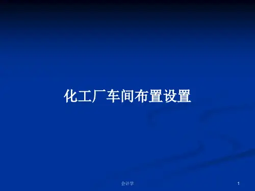 化工厂车间布置设置PPT教案