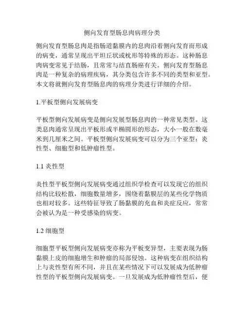 侧向发育型肠息肉病理分类