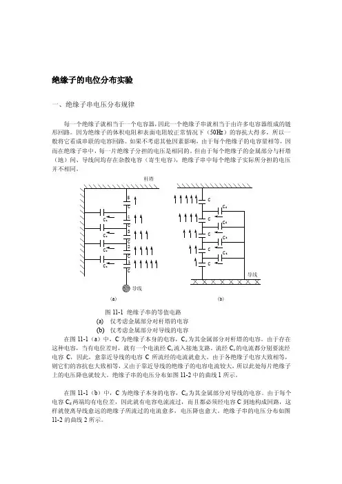 绝缘子的电位分布实验[整理版]