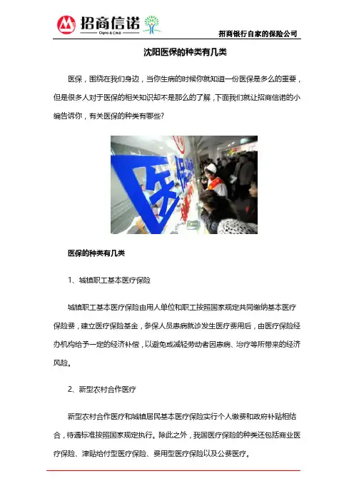 沈阳医保的种类有几类