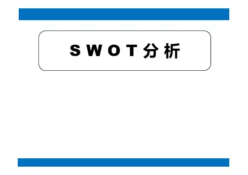 SWOT分析法 培训教材