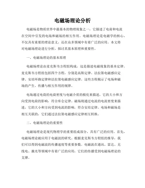 电磁场理论分析