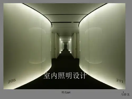 室内照明设计PPT课件