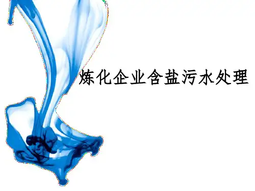 炼化企业含盐污水处理