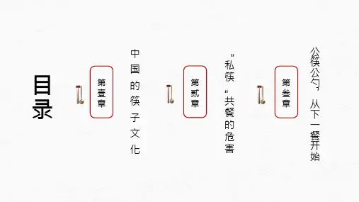 简约中国风公筷公勺筷乐用餐分餐制培训课件培训讲座课件PPT模板