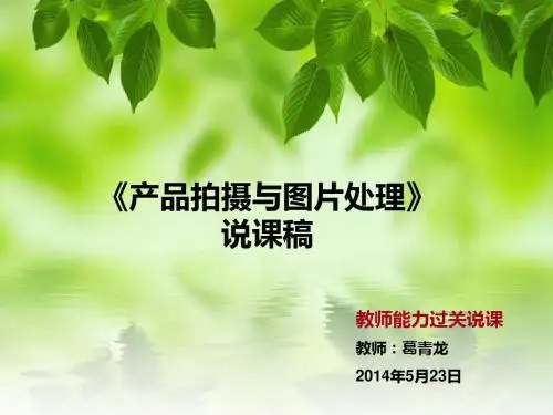 《PS图像处理》说课稿