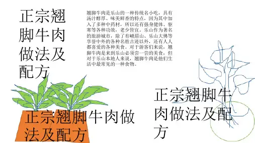 翘脚牛肉汤锅配方做法【图文】