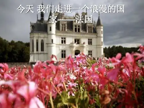 介绍法国的PPT
