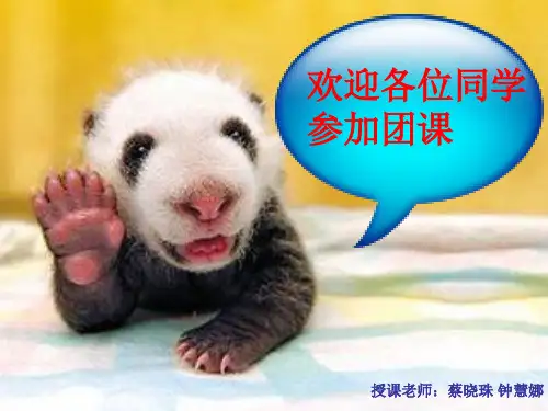团课ppt
