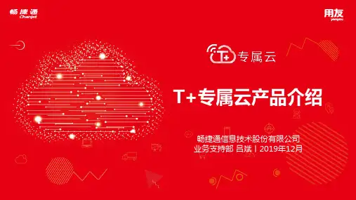 T+专属云产品培训