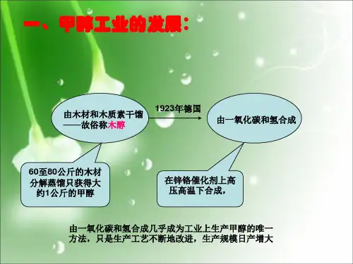 甲醇生产技术