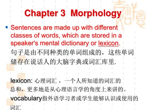 新编简明英语语言学 3