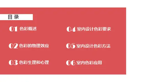 室内色彩设计ppt课件