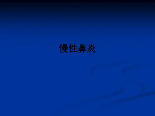慢性鼻炎ppt课件