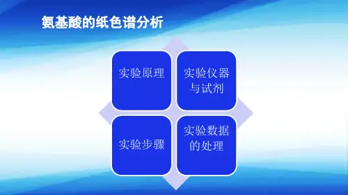 色谱分析—纸色谱(分析化学课件)