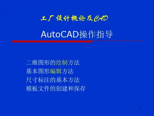 AutoCAD2004基本绘图命令.