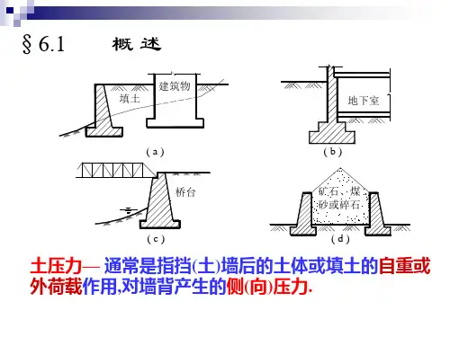 第6章01挡土结构物上的土压力