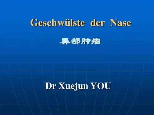 Deutsch  鼻腔、鼻窦肿瘤