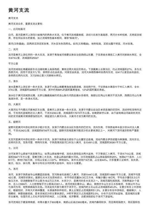 黄河支流——精选推荐