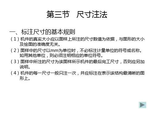1.3尺寸注法