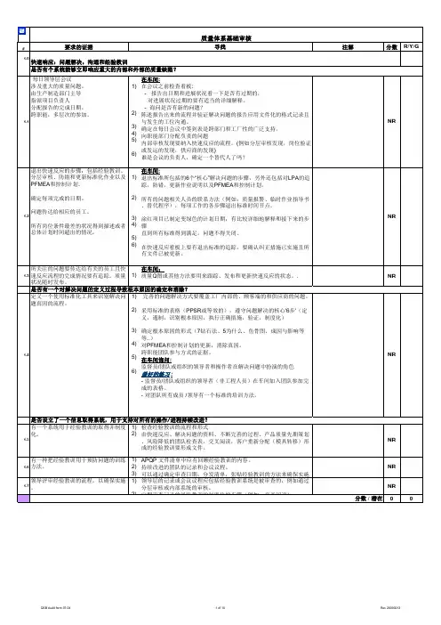 QSB 审核 中文版