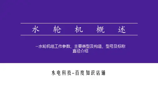 水轮机概述