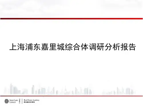 上海浦东嘉里城综合体调研分析报告