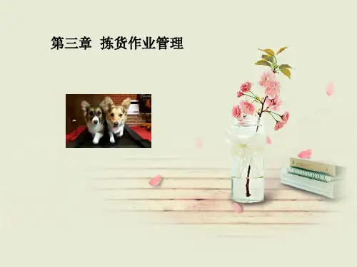 第三章 拣货作业管理讲解