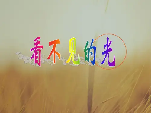 最新-八年级物理上册 26 看不见的光课件 人教新课标版 精品 