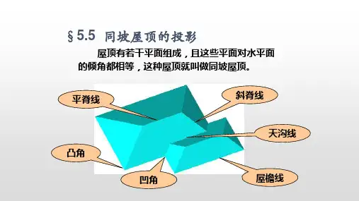 同坡屋顶的特性