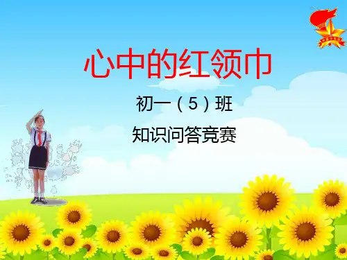 少先队知识竞赛ppt课件
