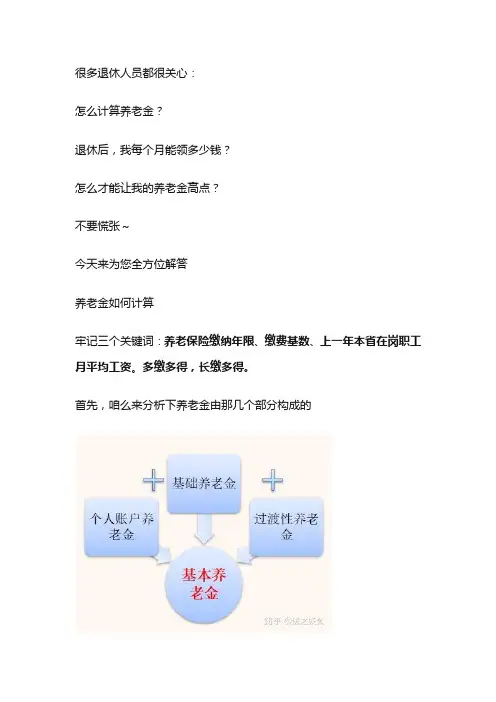 养老金计算公式,测算退休保障
