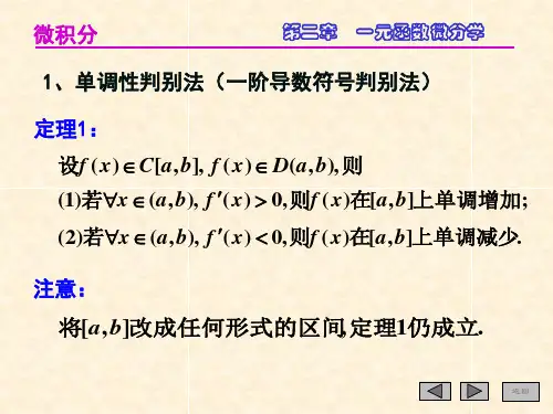 29函数单调性与凸性的判别方法