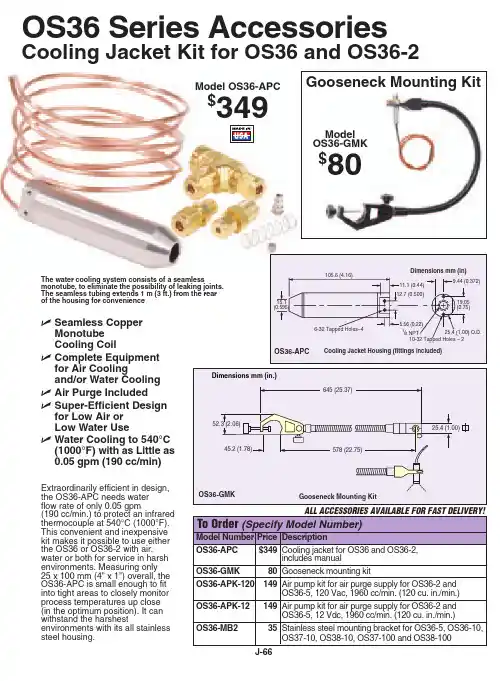 Fluke 66OS36系列蒸汽温度计说明书