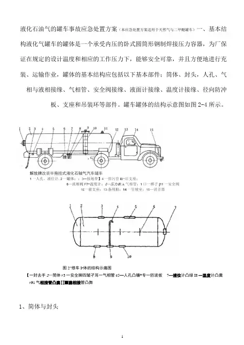 液化石油气的罐车事故处置