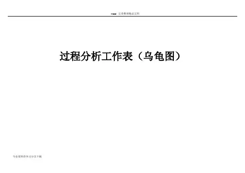IATF16949-所有过程分析工作表(乌龟图)