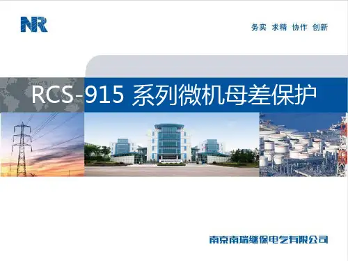 母线保护(南瑞的设备)