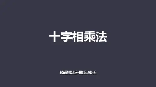 十字相乘法-PPT-课件资料