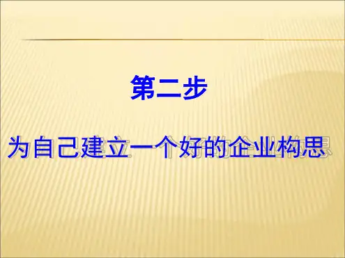 syb第二步 找到一个好的企业想法大学生版