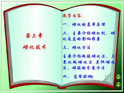 磺化知识