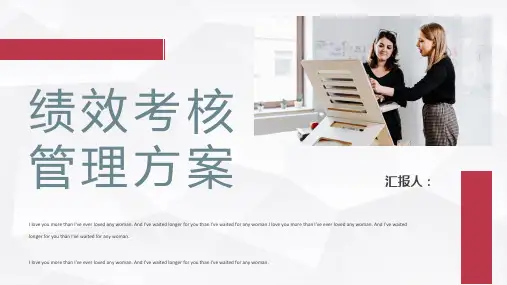 公司绩效考核薪酬管理方案制定企业员工管理培训PPT模板课件