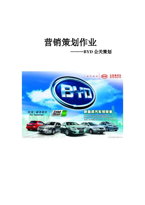 BYD营销策划