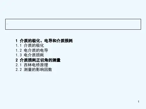介质损耗试验-PPT