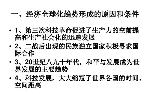 九年级历史世界经济的全球化2(PPT)5-1