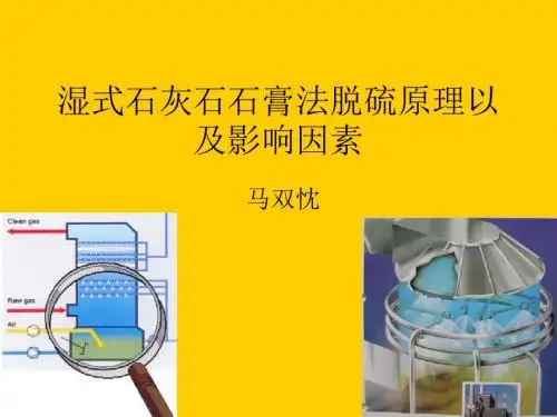 【精品】4湿式石灰石石膏法脱硫基本原理与影响因素