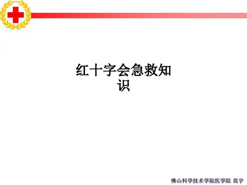 红十字会急救知识PPT课件
