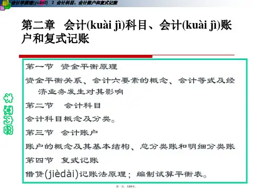 会计学原理李海波版上课第二章课件