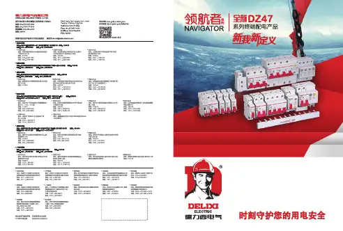 电气DZ47系列终端配电产品目录(2016)