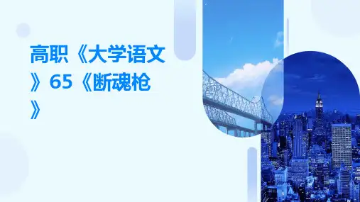 高职《大学语文》65《断魂枪》